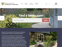 Tablet Screenshot of landscaper.org.uk